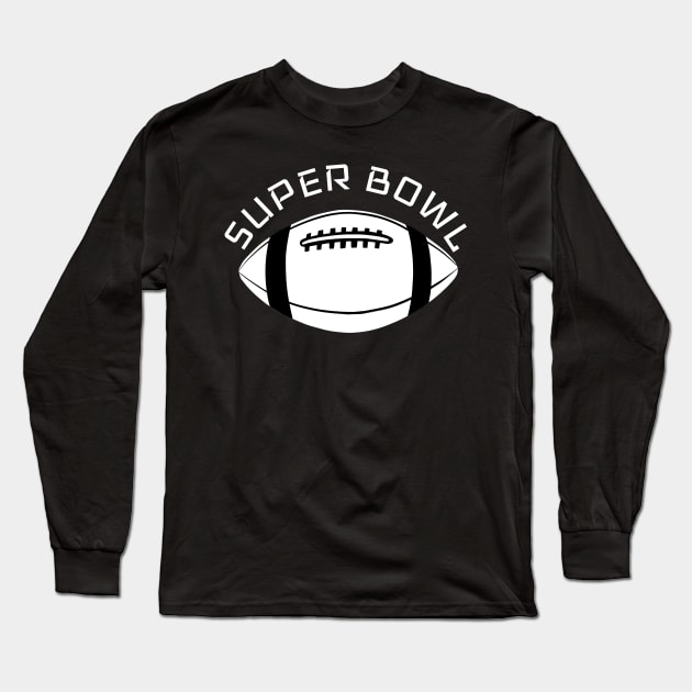 Super Bowl LV - American Football Championship Long Sleeve T-Shirt by Abstract Designs